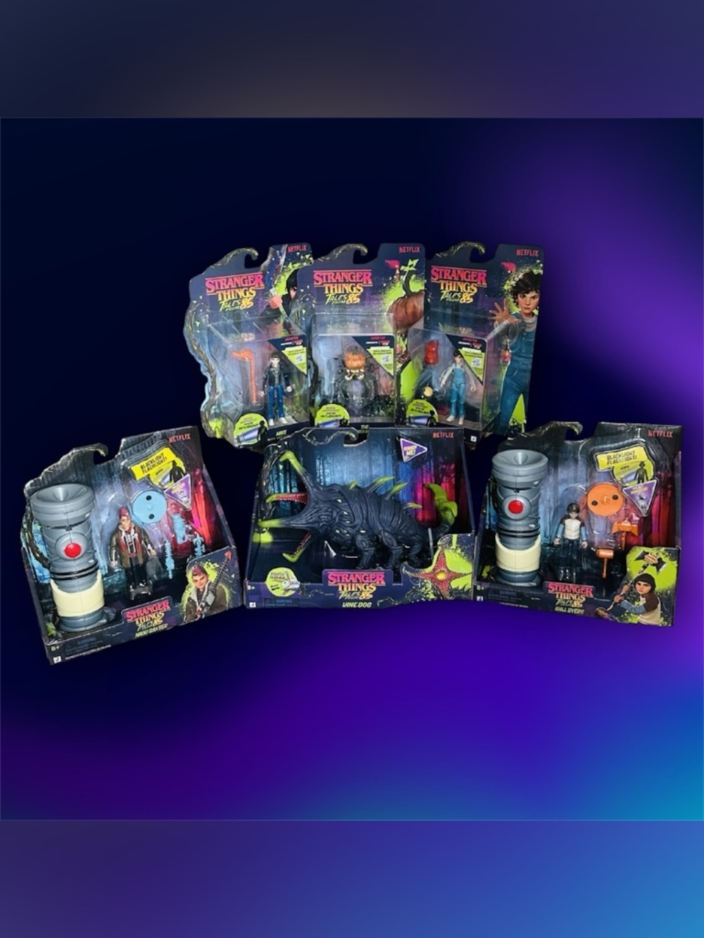 Stranger Things JazwaresNetflix Tales of 85 Toy Figure Set Collector Bundle RARE - Picture 2 of 15